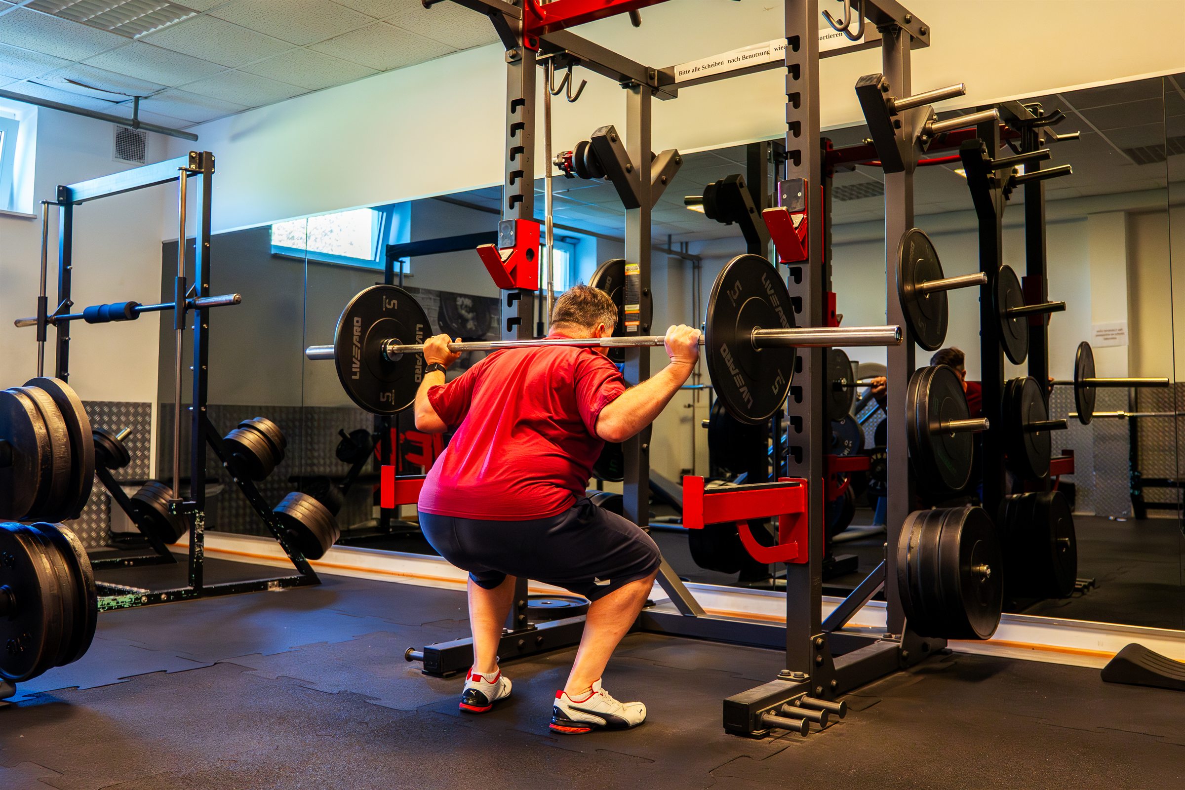 Krafttraining im Freihantelbereich